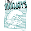 The Smurfs Gift Grouchy Smurf I Hate Mondays