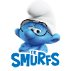 The Smurfs Gift Brainy Smurf And Logo