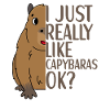 Capybara Capy Pig Costume Kids