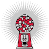 Strahlen Kaugummi Spender