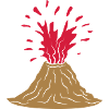 Volcano Eruption Design