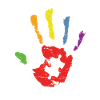 Hand print Austism | Autism Awareness