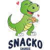 Snackosaurus with cookie gift idea