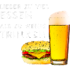essen trinken weiss