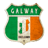 Galway Irlande Armoiries Drapeaux Design