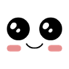 kawaii eyes, kawaii face, adorable