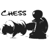 Pion d’échecs et roi