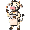 Boiling cow