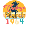 Palmiers millésimés de mars 1964