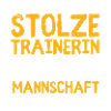 Stolze Trainerin