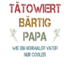 Tätowiert Papa Bärtig