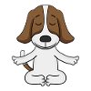 Yoga Dog Basset Hound