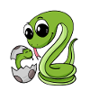 Snake with baby snake