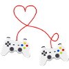Gaming Love - Controller Hearts