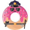 Agent Donut - Policier Donut