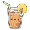 Kawaii Eis-Zitronentee