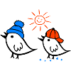 Sparrow, Sun, Spring