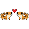 Gecko Comic Couple Love