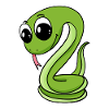 Serpent vert