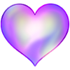 Coeur violet