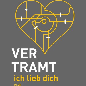 "Vertramt, ich lieb dich!" - Motiv Gelb/Weiß