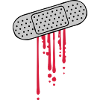 Blood drops patch