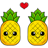 Pineapple Couple Love Comic