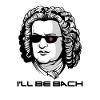Jeg vil være bach sjov Sebastian Bach med briller