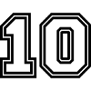 10 Zahl symbol