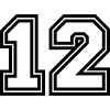 12 Zahl symbol