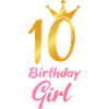 10ème anniversaire Fille Krone