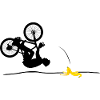Cyclist, Banana peel, Cycling Road bike Bicycle