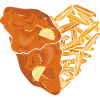 Schnitzel und Pommes Herz