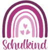Schulkind Regenbogen Schulanfang Einschulung