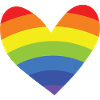Arc-en-ciel - Cœur