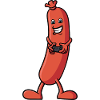 A sausage that gambles