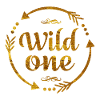 Wild One 1st Birthday Golden