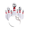 Bowling mit lachenden Bowling-Pins