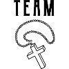 Team Catholique Croix Pendentif