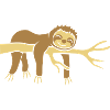 Happy Lazy Sloth