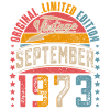 1973 Year of birth September Birthday