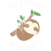 Funny Sloth Gift Birthday
