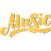 Illustrative music design with warm tones