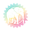 Yoga Trippy Mandala Elephant
