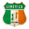 Limerick Irlande Armoiries Drapeaux Design