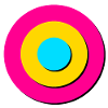 90s Geometry cockade