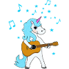 Akustikgitarre Einhorn