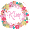 Kim ,flowers,flower wreath,floral,illustration