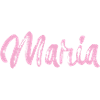 Maria,name,schreibschrift