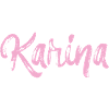 karina,name,cursive,pink,font